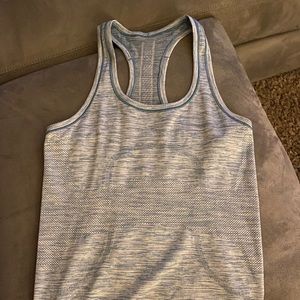 Lululemon teal/blue swiftly tank